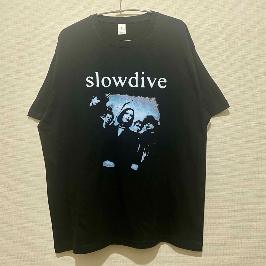 slowdive Tシャツ Lサイズ スローダイブ Tee ブラック メンズのトップス(Tシャツ/カットソー(半袖/袖なし))の商品写真