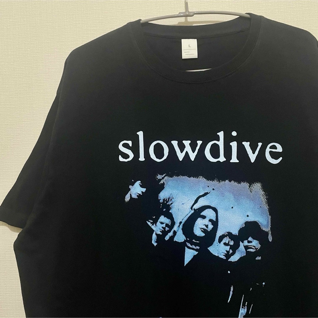 slowdive Tシャツ Lサイズ スローダイブ Tee ブラック メンズのトップス(Tシャツ/カットソー(半袖/袖なし))の商品写真