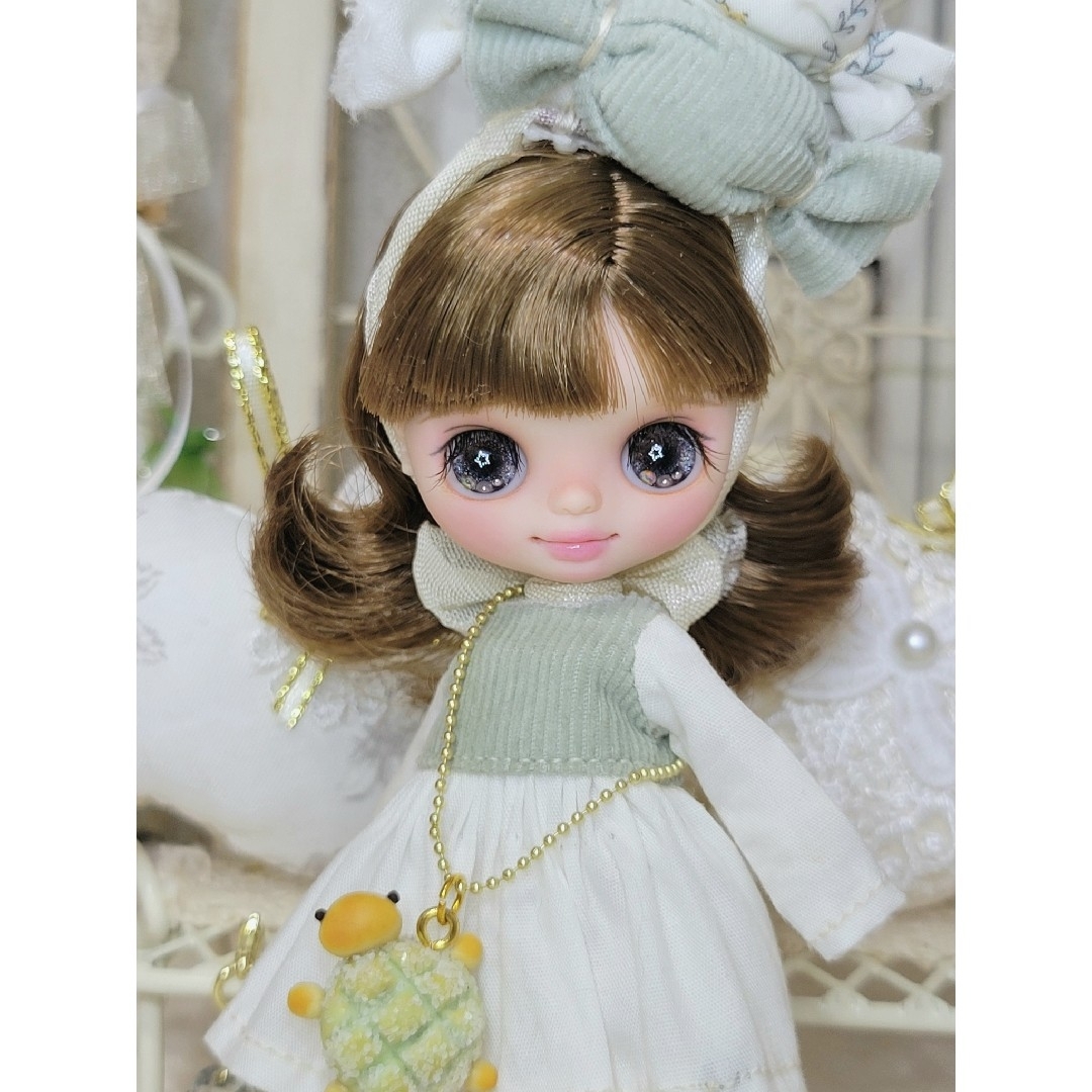 Takara Tomy(タカラトミー)の【mimi*様オーダー】《💚🩵°*ラピっ子doll》❁カスタムオーダー❁ ハンドメイドのぬいぐるみ/人形(人形)の商品写真