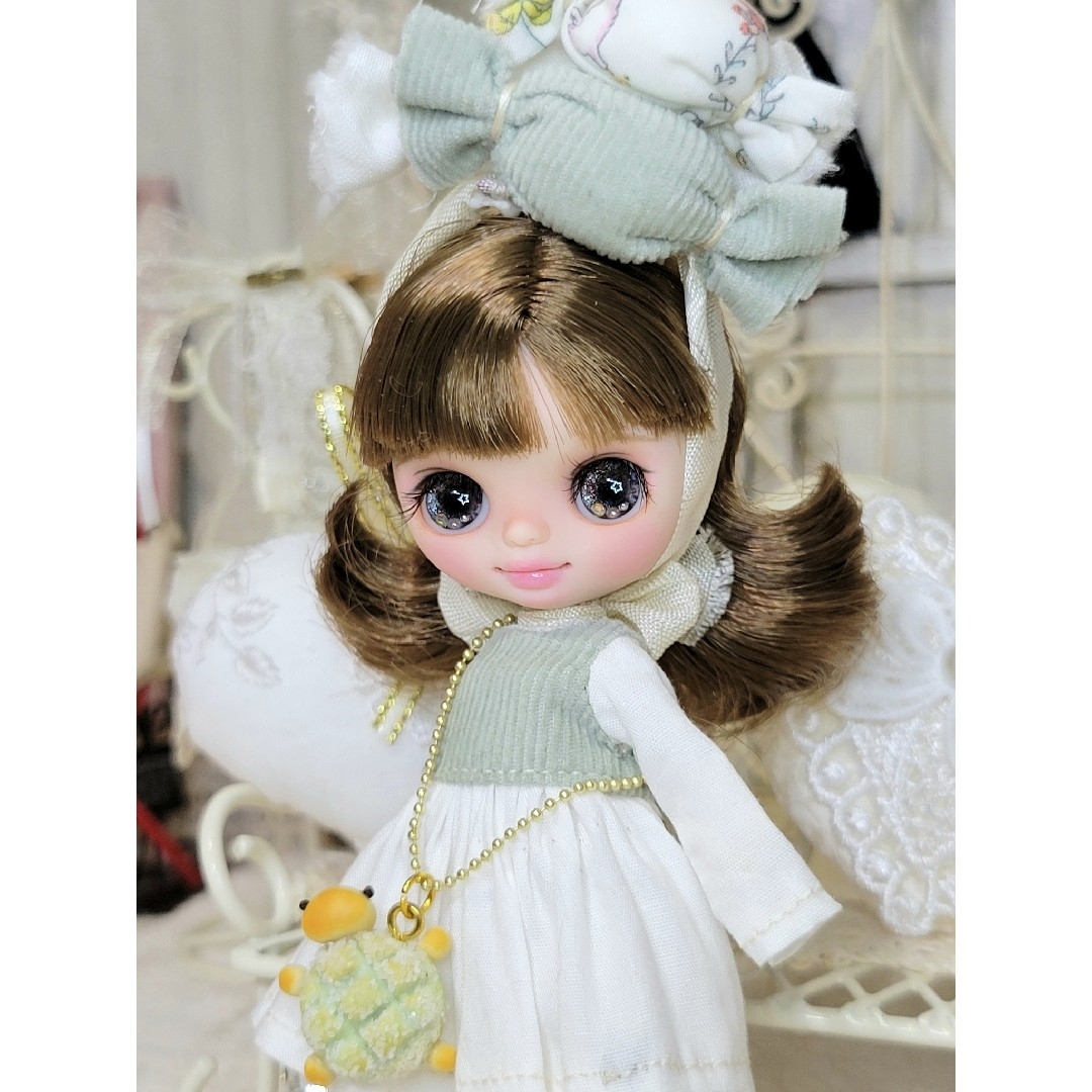 Takara Tomy(タカラトミー)の【mimi*様オーダー】《💚🩵°*ラピっ子doll》❁カスタムオーダー❁ ハンドメイドのぬいぐるみ/人形(人形)の商品写真