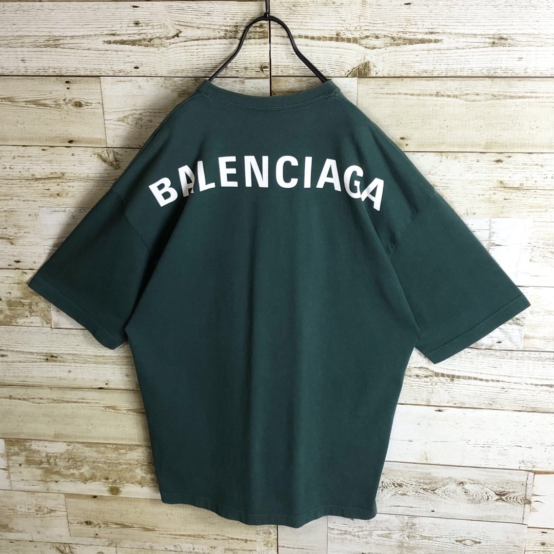 Balenciaga(バレンシアガ)のBALENCIAGA バレンシアガ tシャツ ビック バック ロゴ入り メンズのトップス(Tシャツ/カットソー(半袖/袖なし))の商品写真