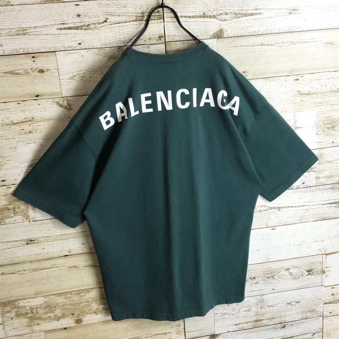 Balenciaga(バレンシアガ)のBALENCIAGA バレンシアガ tシャツ ビック バック ロゴ入り メンズのトップス(Tシャツ/カットソー(半袖/袖なし))の商品写真