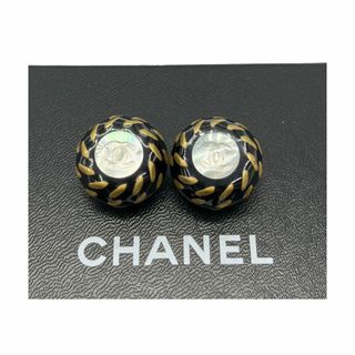 シャネル(CHANEL)の⭐️美品⭐️ シャネル ココマーク シェル ラウンド イヤリング(イヤリング)