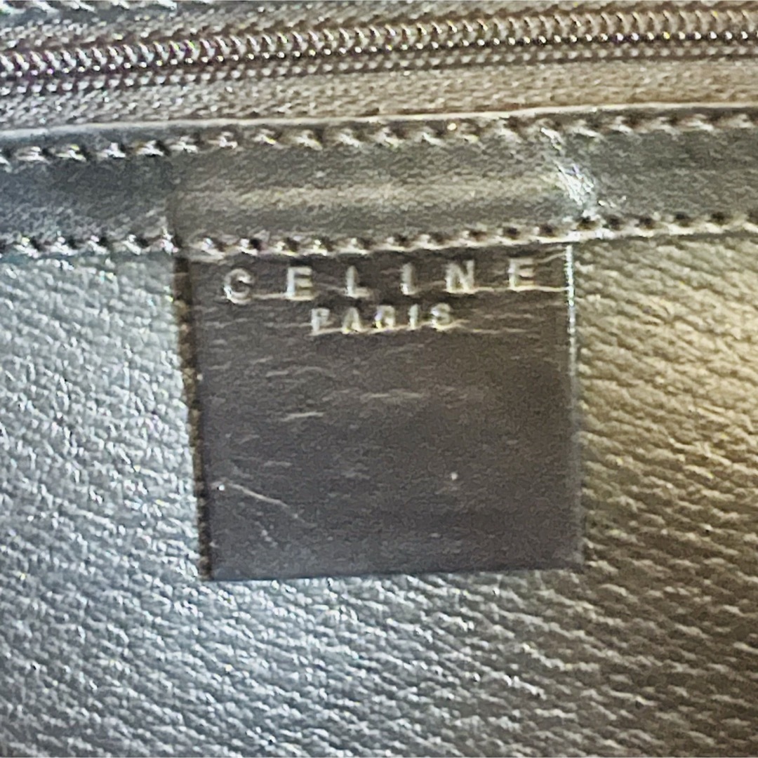 celine(セリーヌ)の【良品】VINTAGE CELINE マカダム柄 ハーフムーン ハンドバッグ レディースのバッグ(ハンドバッグ)の商品写真