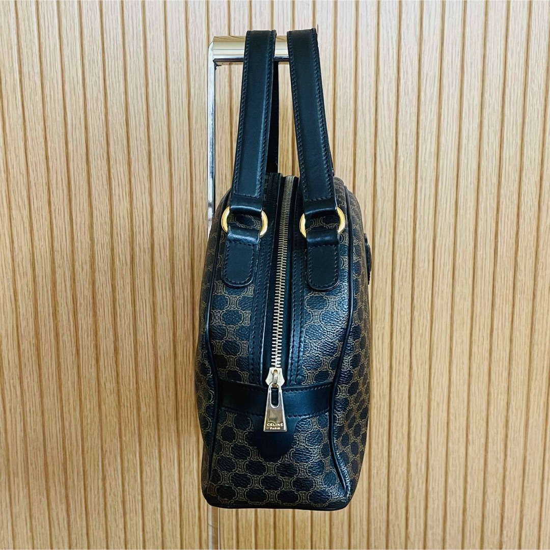 celine(セリーヌ)の【良品】VINTAGE CELINE マカダム柄 ハーフムーン ハンドバッグ レディースのバッグ(ハンドバッグ)の商品写真