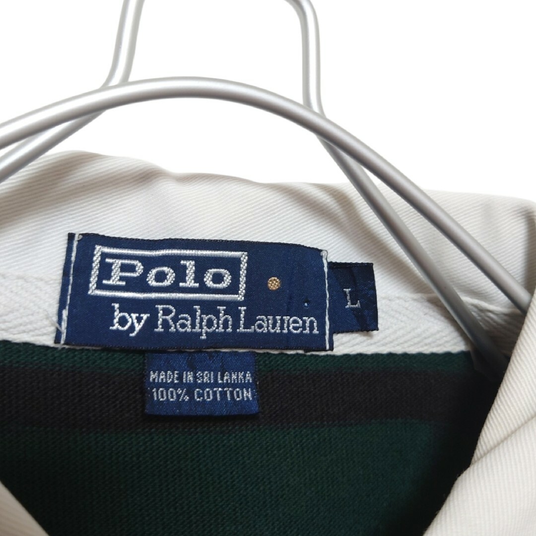 Ralph Lauren(ラルフローレン)の【Ralph Lauren】90's ボーダー ラガーシャツ A-1937 メンズのトップス(シャツ)の商品写真