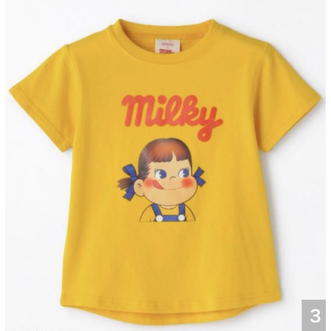 バースデイ(バースデイ)のバースデイ ミルキー ペコちゃん Tシャツ キッズ/ベビー/マタニティのキッズ服女の子用(90cm~)(Tシャツ/カットソー)の商品写真