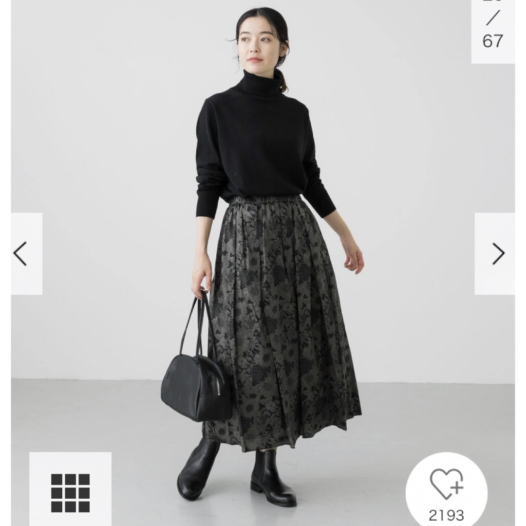 かぐれ(カグレ)の新品タグ付◉ かぐれ　リバティプリントスカート　DUNCLARE DOORS レディースのスカート(ロングスカート)の商品写真
