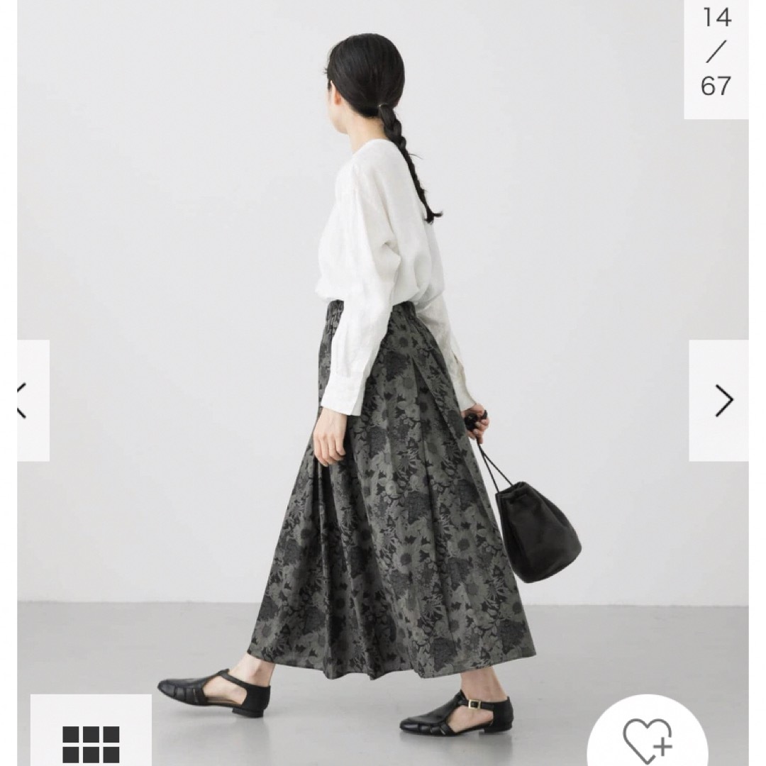 かぐれ(カグレ)の新品タグ付◉ かぐれ　リバティプリントスカート　DUNCLARE DOORS レディースのスカート(ロングスカート)の商品写真