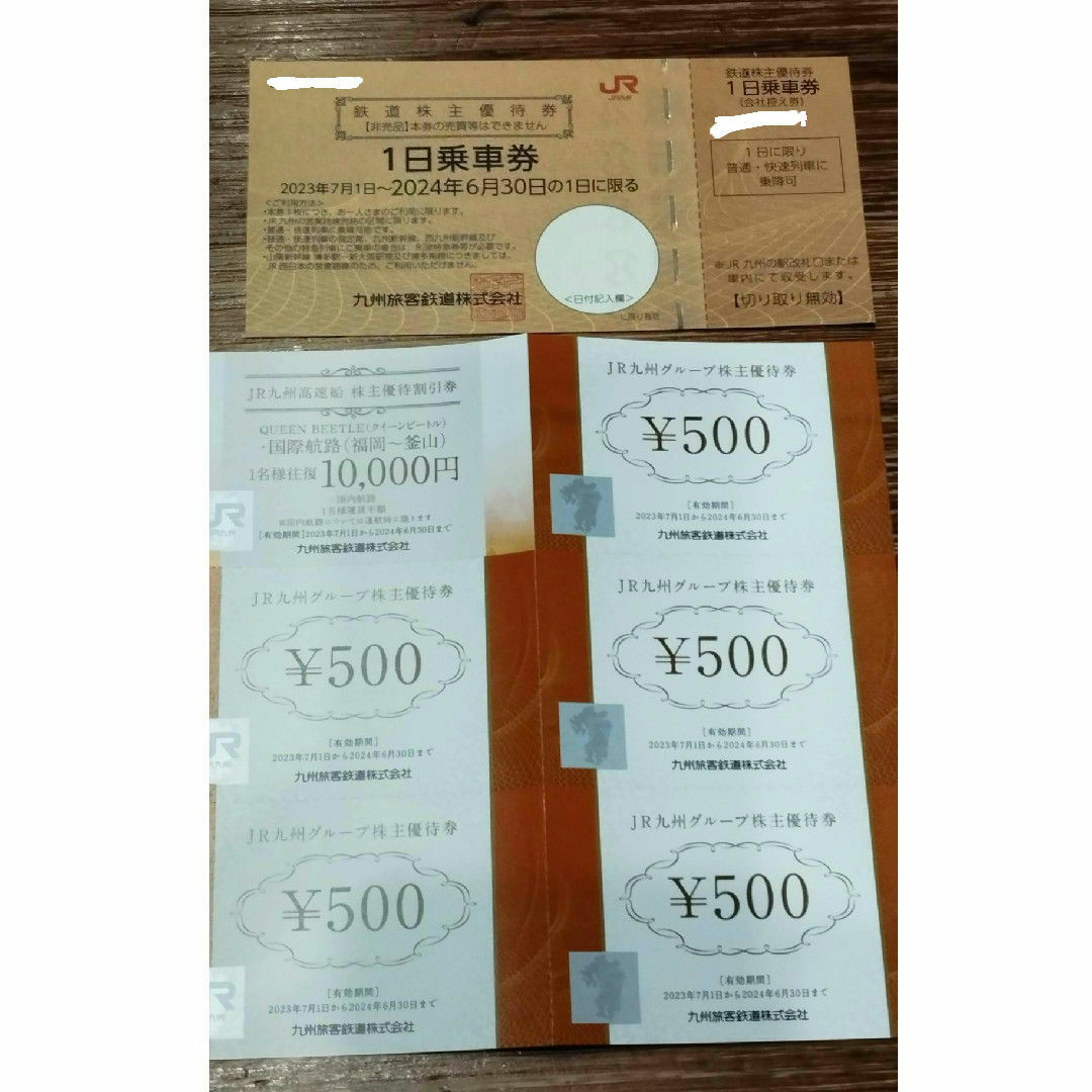 ＪＲ九州　株主優待券一式 チケットの優待券/割引券(その他)の商品写真