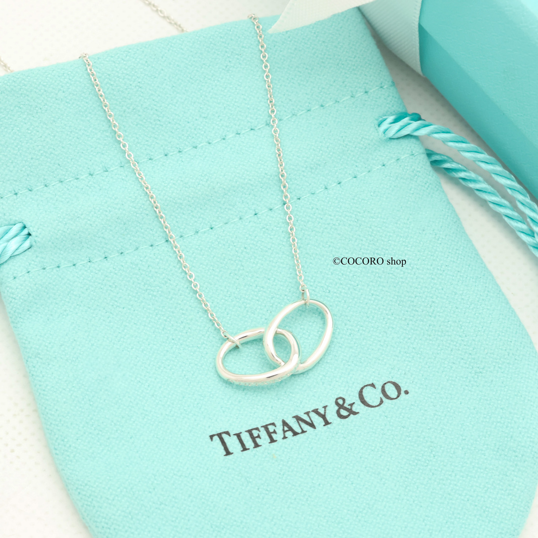 Tiffany & Co.(ティファニー)の【美品】TIFFANY&Co. ダブル ループ エルサペレッティ ネックレス レディースのアクセサリー(ネックレス)の商品写真