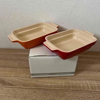 ルクルーゼ(LE CREUSET)のル・クルーゼ　グラタン皿　2枚セット(食器)