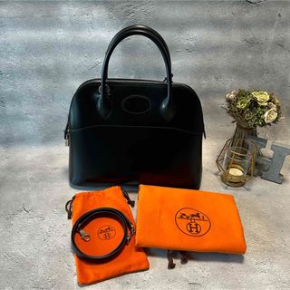 HERMES エルメス　ボリード31　2way ブラック　ハンドショルダーバッグ