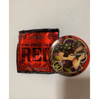 ワンピース(ONE PIECE)のワンピース　ヤソップ　缶バッジ　輩　RED(バッジ/ピンバッジ)