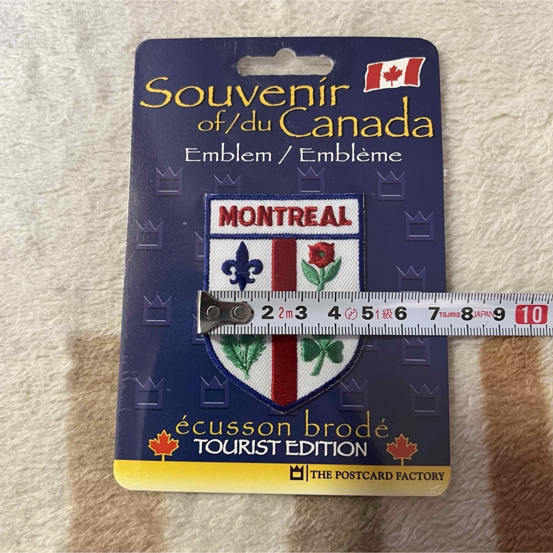 新品　カナダ　ワッペン　アイロン　国旗　旗 ハンドメイドの素材/材料(その他)の商品写真