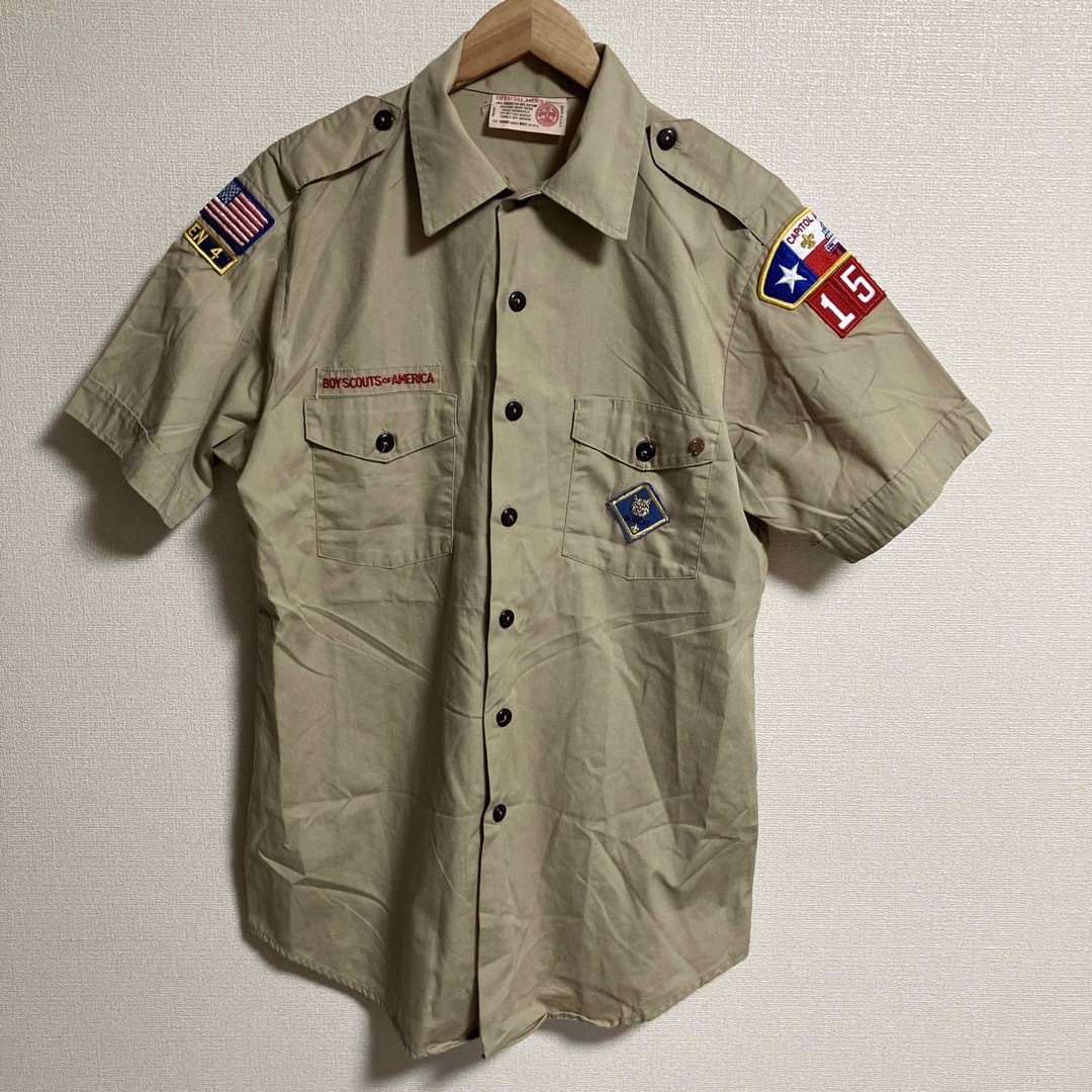 70sビンテージBOY SCOUT OF AMERICA ボーイスカウトシャツ メンズのトップス(シャツ)の商品写真