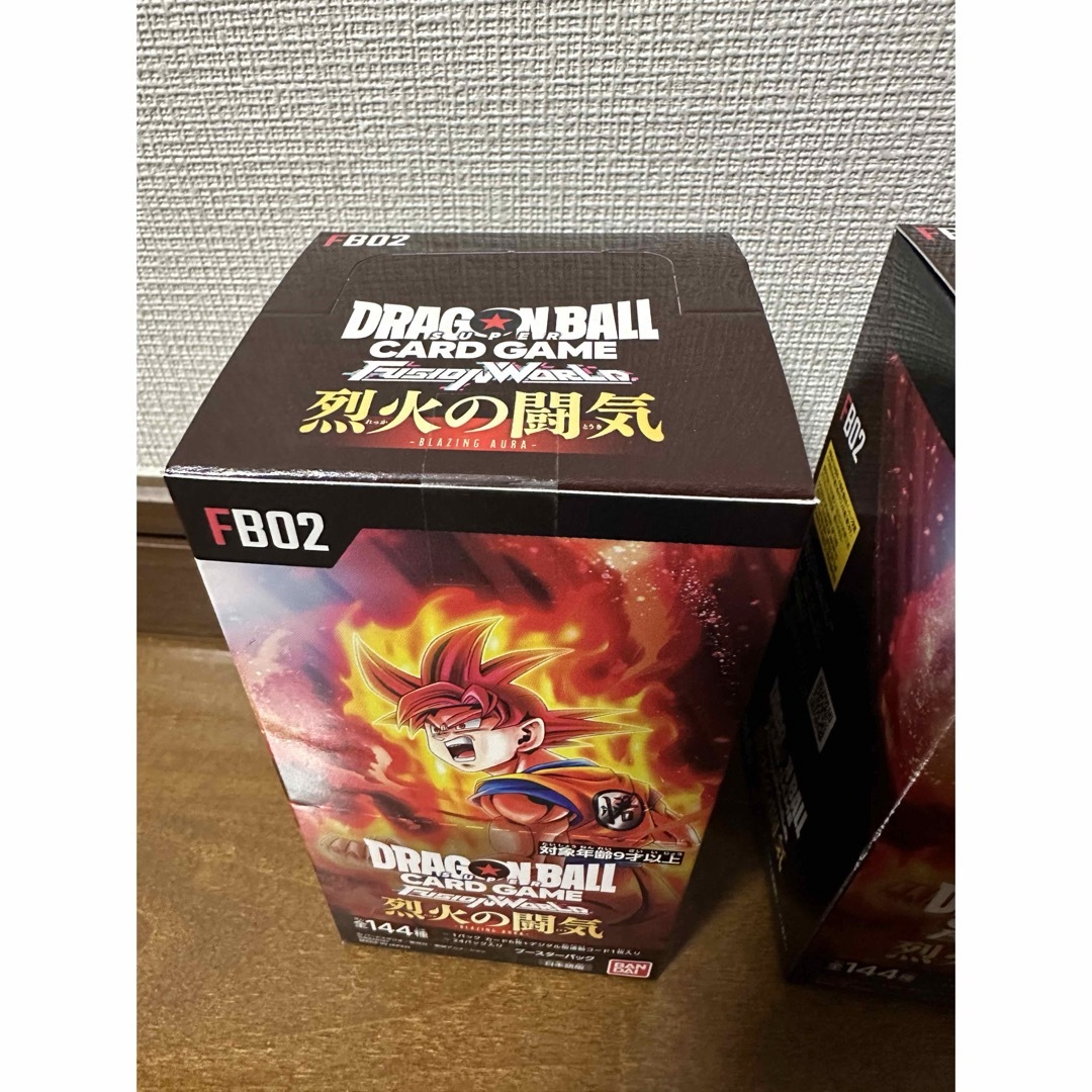 烈火の闘気　2BOX テープ付き エンタメ/ホビーのトレーディングカード(Box/デッキ/パック)の商品写真