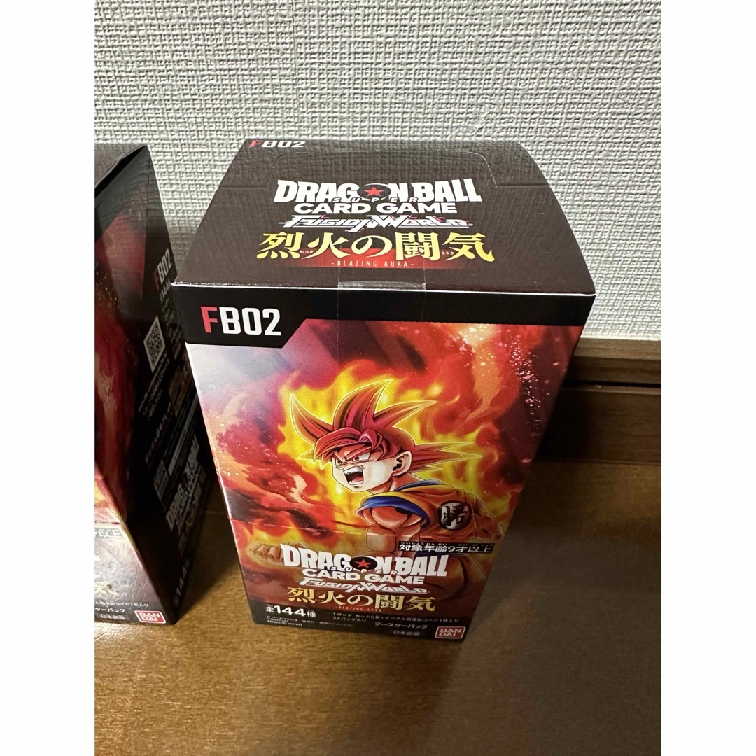 烈火の闘気　2BOX テープ付き エンタメ/ホビーのトレーディングカード(Box/デッキ/パック)の商品写真