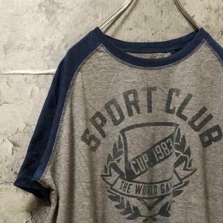 SPORT CLUB カップ バイカラー USA輸入 Tシャツ(Tシャツ/カットソー(半袖/袖なし))
