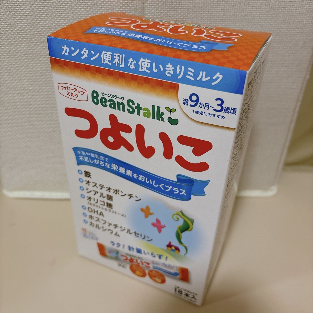 Bean Stalk Snow(ユキジルシビーンスターク)のつよいこ スティックミルク 100g 18本 キッズ/ベビー/マタニティの授乳/お食事用品(その他)の商品写真