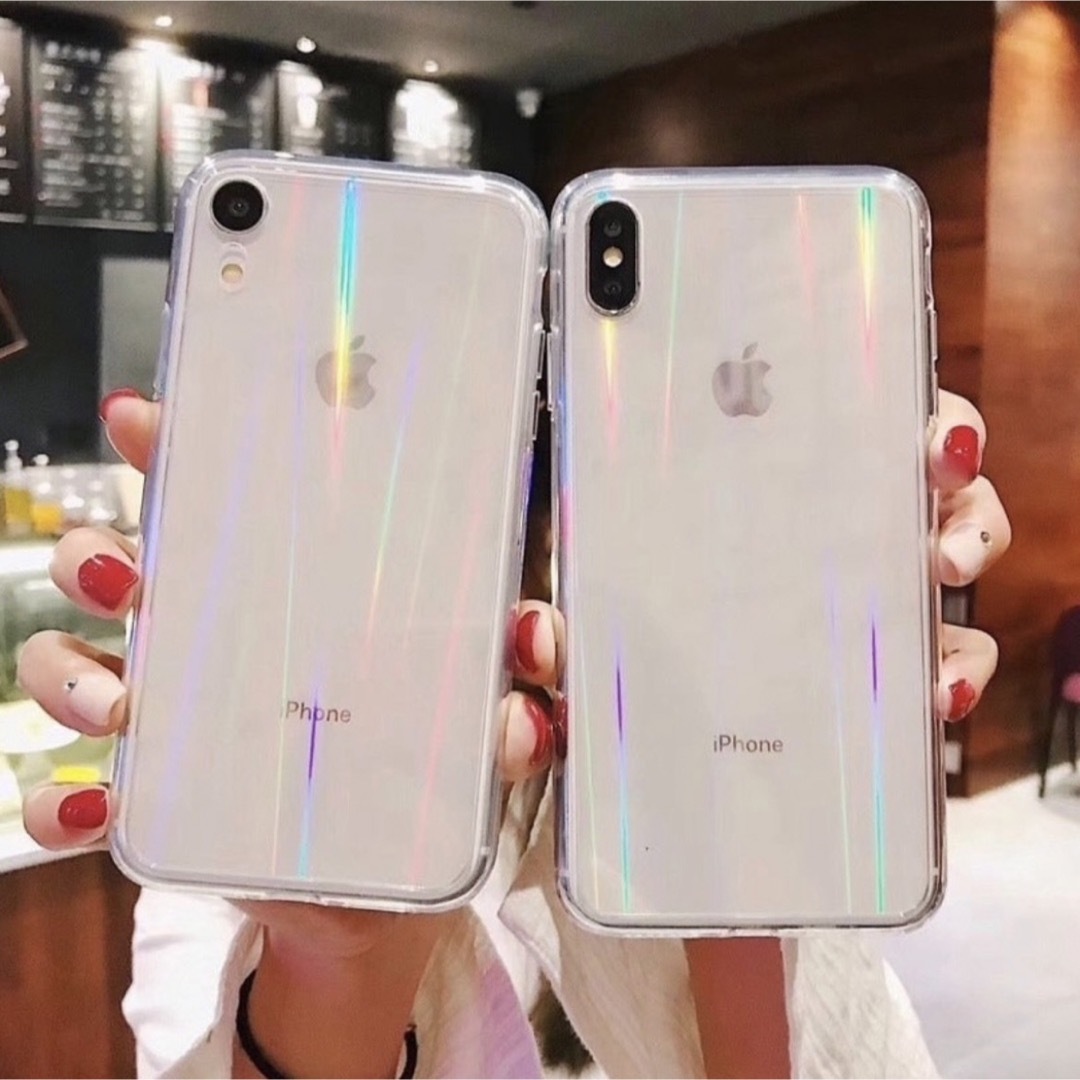 iPhone(アイフォーン)の【iPhone11promax】iPhoneケース 透明 オーロラ クリア スマホ/家電/カメラのスマホアクセサリー(iPhoneケース)の商品写真