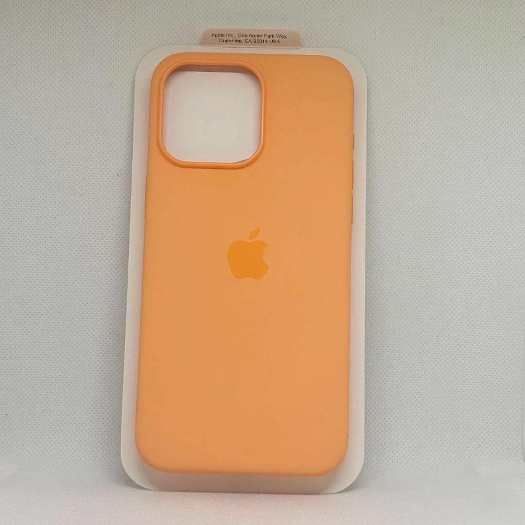 新品-純正互換品iPhone15ProMaxシリコンケース-オレンジソルベ スマホ/家電/カメラのスマホアクセサリー(iPhoneケース)の商品写真
