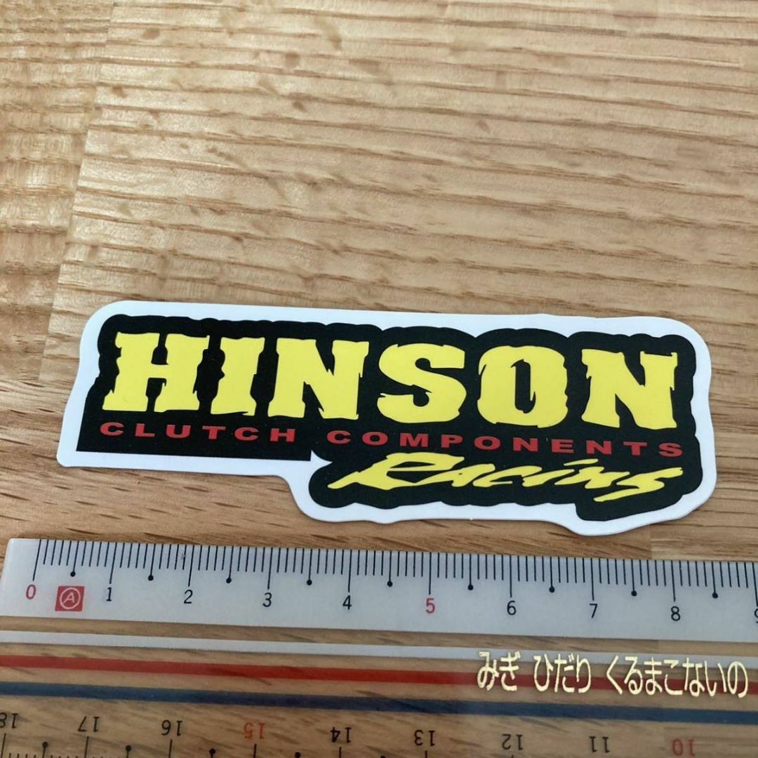 PVC防水ステッカー　HINSON CLUTCH ヒンソン　クラッチ 自動車/バイクのバイク(ステッカー)の商品写真