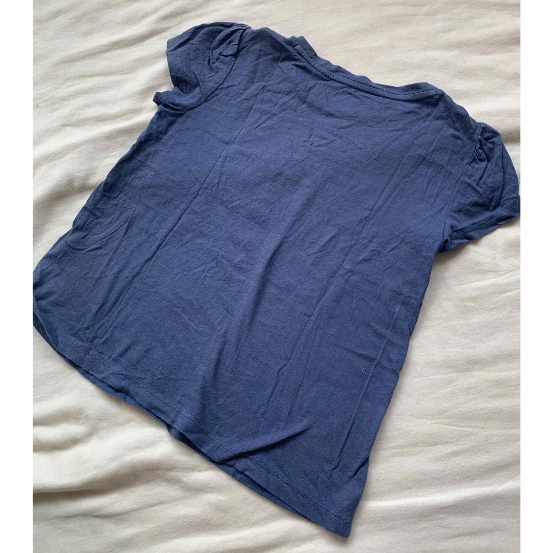 babyGAP(ベビーギャップ)のGAP ロゴTシャツ 半袖 110cm ネイビー タイダイ柄 キッズ/ベビー/マタニティのキッズ服女の子用(90cm~)(Tシャツ/カットソー)の商品写真