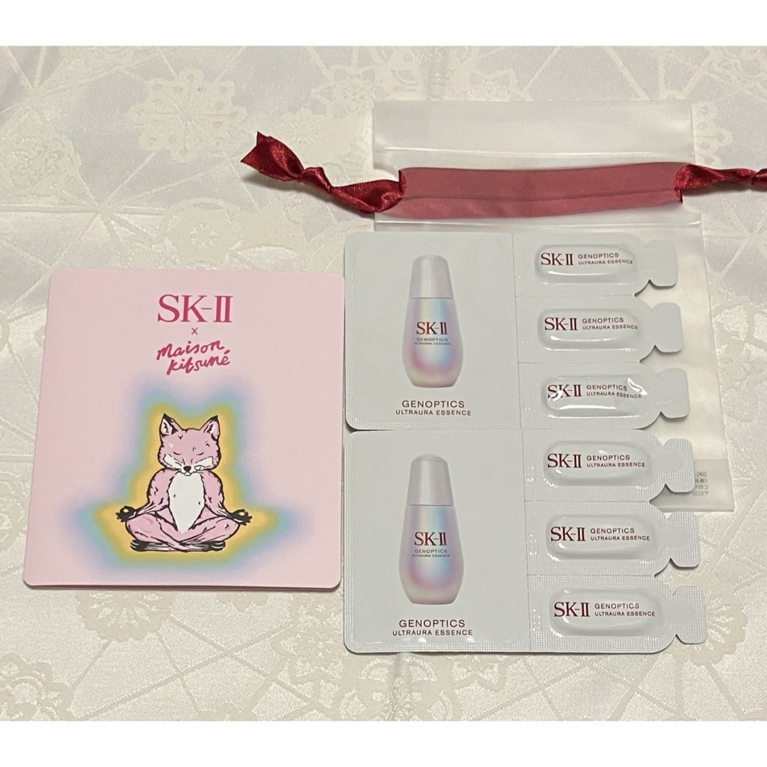 SK-II(エスケーツー)のSK-IIジェノプティクス ウルトオーラ エッセンス サンプル 美白美容液0.7 コスメ/美容のスキンケア/基礎化粧品(美容液)の商品写真