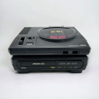 セガ(SEGA)の現状品 SEGA セガ メガドライブ メガCD 本体 セット(家庭用ゲーム機本体)