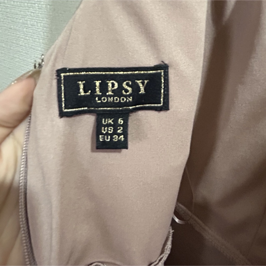 Lipsy(リプシー)のLIPSY リプシー ロンドン　総レースタイトドレス　ピンク　UK6 レディースのフォーマル/ドレス(ミディアムドレス)の商品写真