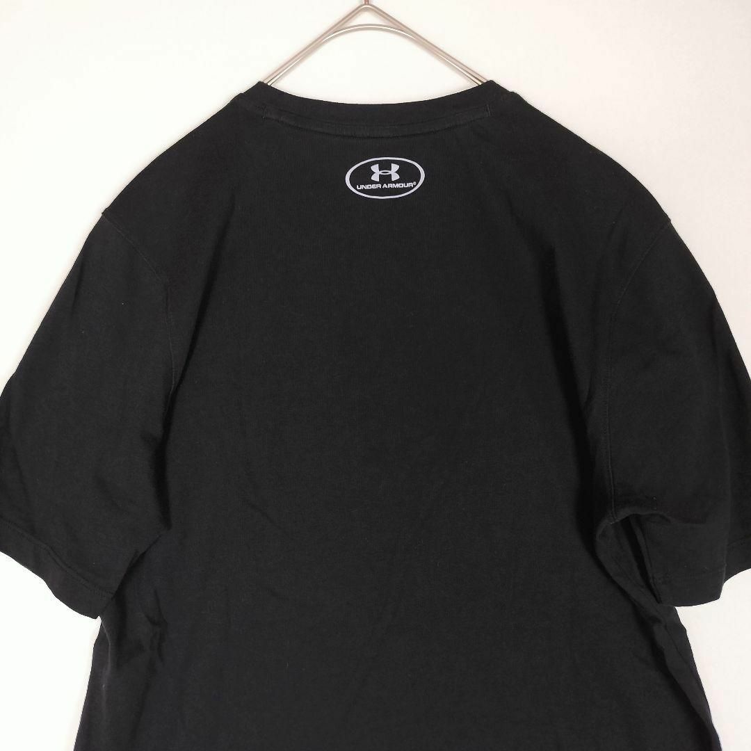 UNDER ARMOUR(アンダーアーマー)のb4267【アンダーアーマー】ヒートギアTシャツ 黒カットソー S サラッと綿 メンズのトップス(Tシャツ/カットソー(半袖/袖なし))の商品写真