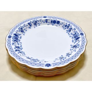 新品NARUMI　BONE　CHINA　ナルミミラノ　25cm大皿　プレ－ト5枚(食器)