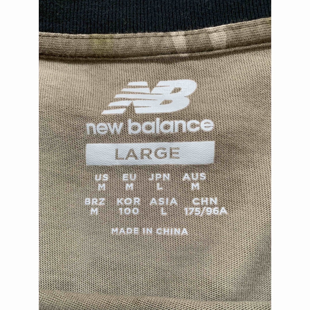 New Balance(ニューバランス)のニューバランス  迷彩柄　Tシャツ　Ｌサイズ　美品 レディースのトップス(Tシャツ(半袖/袖なし))の商品写真