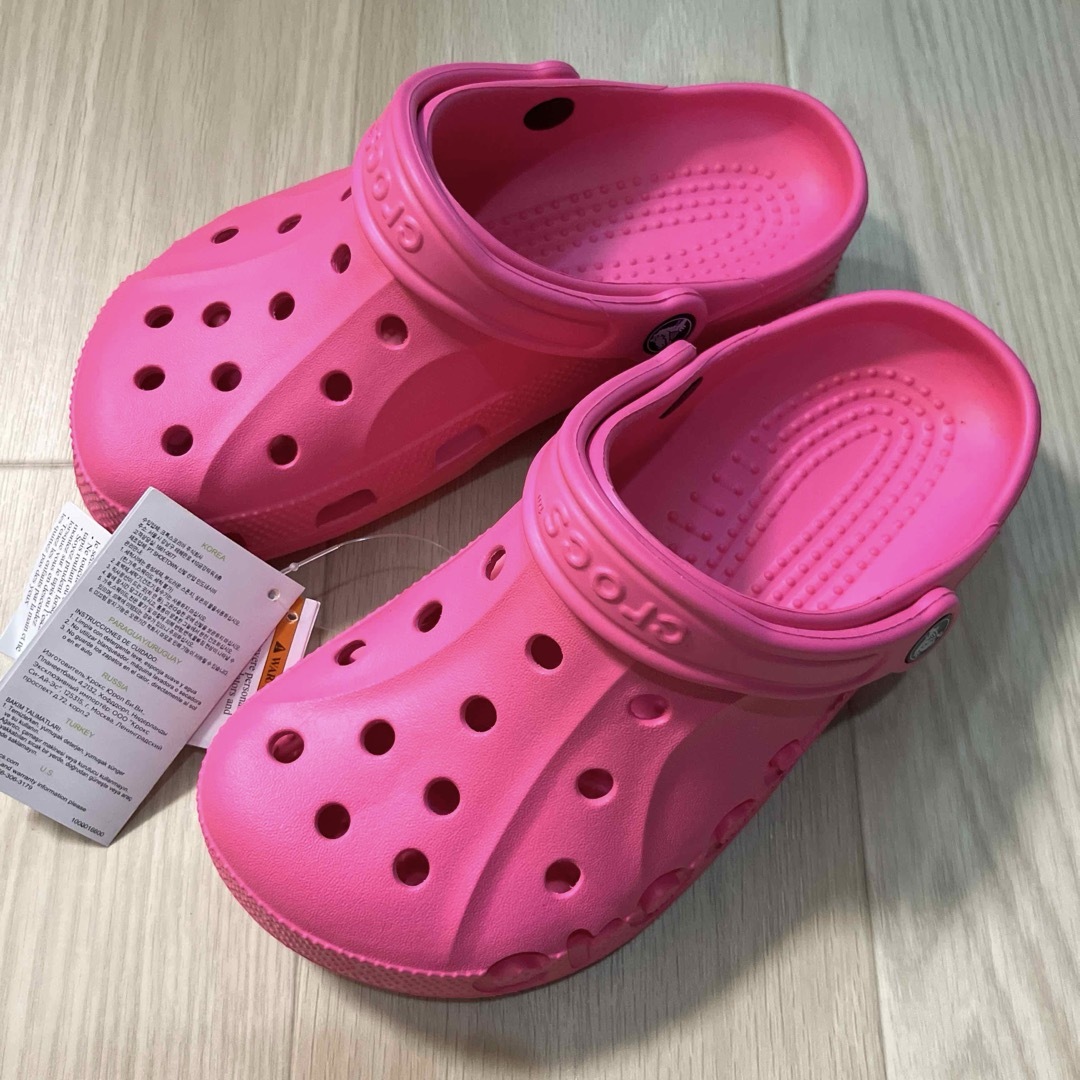 crocs(クロックス)の新品 23㎝ クロックス バヤ ピンク レディースの靴/シューズ(サンダル)の商品写真