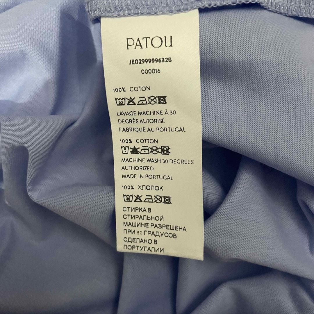 PATOU(パトゥ)の新品未使用　PATOU Tシャツ　ブルー　S  レディースのトップス(Tシャツ(半袖/袖なし))の商品写真