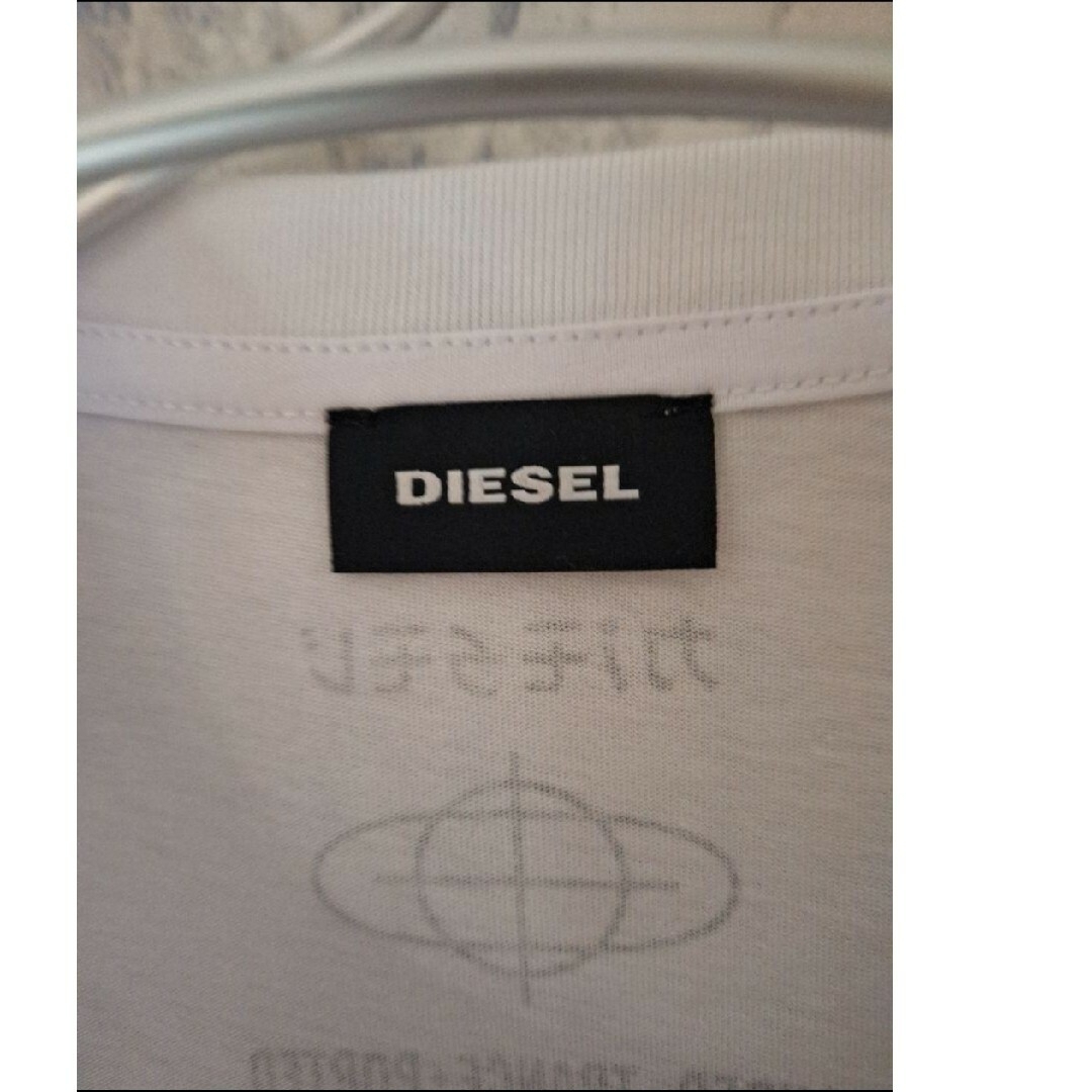 DIESEL(ディーゼル)のDIESEL　ディーゼル　T-JUST-Y1  ホワイト Lサイズ【訳あり品】 メンズのトップス(Tシャツ/カットソー(半袖/袖なし))の商品写真