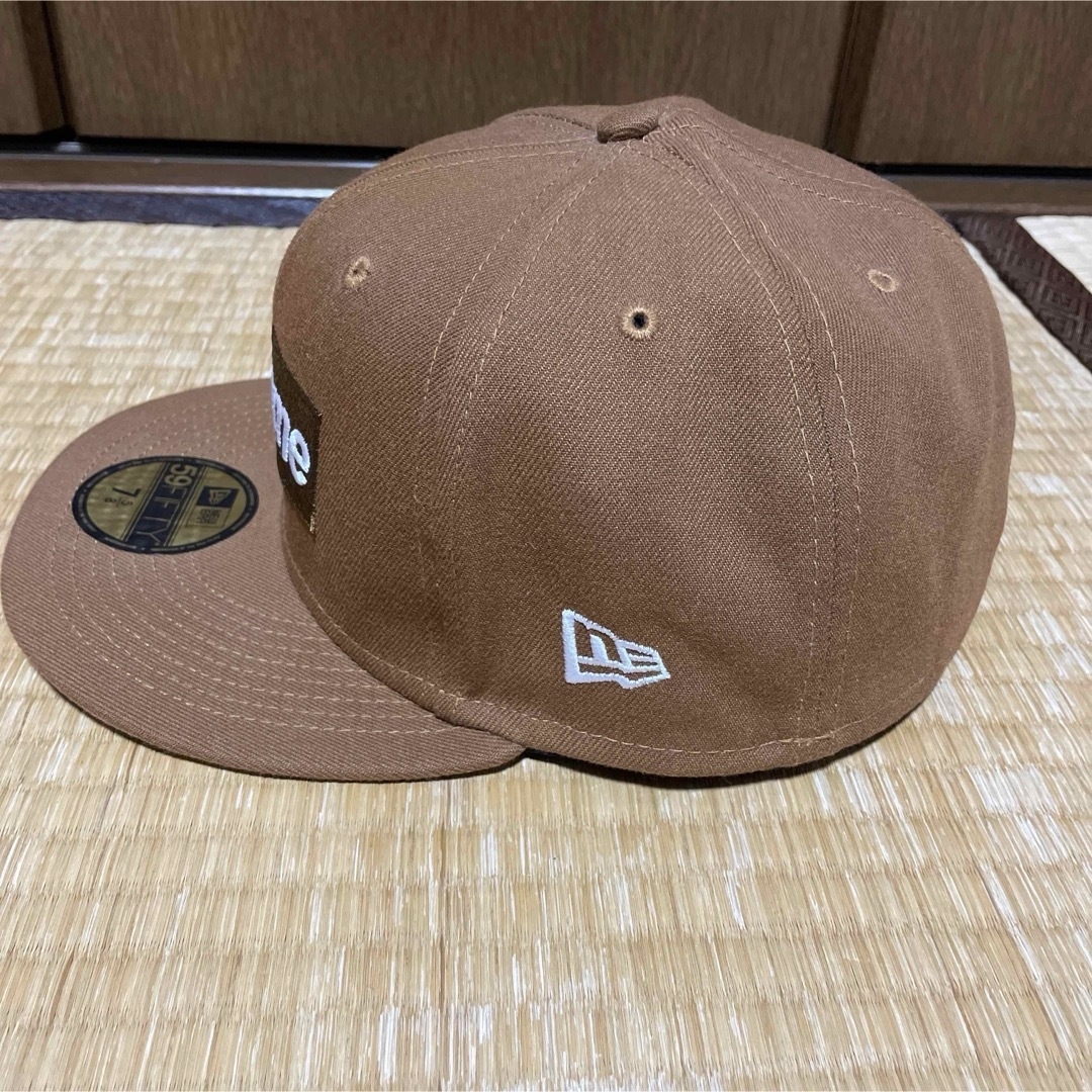 Supreme(シュプリーム)のSupreme Box Logo New Era Brown  ニューエラ メンズの帽子(キャップ)の商品写真