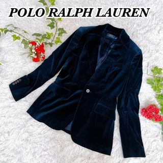 POLO RALPH LAUREN - 良品　高級　ポロ　ラルフローレン イタリア製 ベロア テーラードジャケット