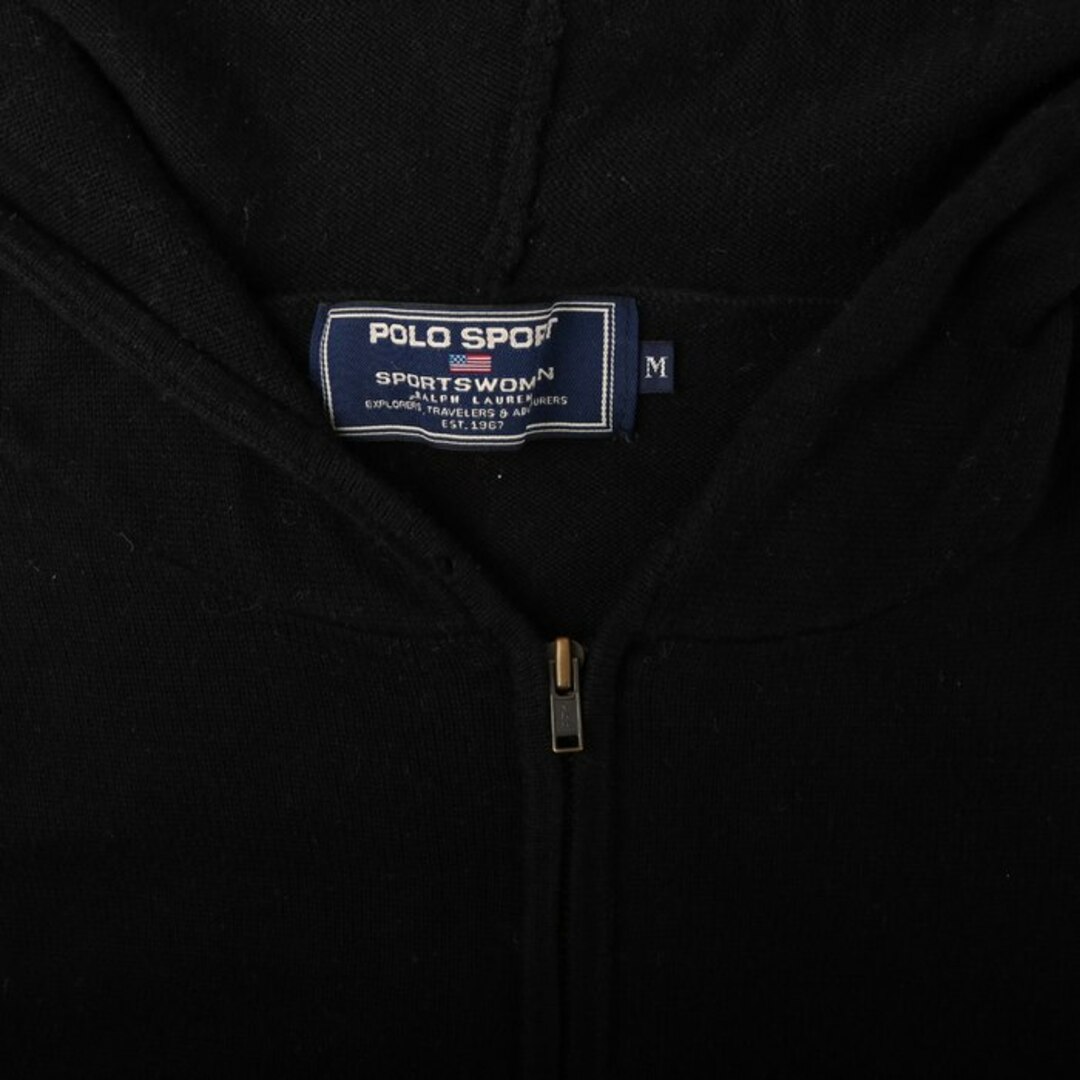 POLO RALPH LAUREN(ポロラルフローレン)のポロ・ラルフローレン パーカー トップス アウター ジャケット SPORT レディース Mサイズ ブラック POLO RALPH LAUREN レディースのトップス(パーカー)の商品写真