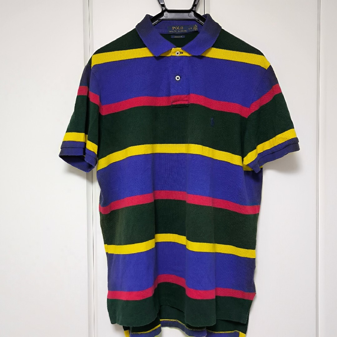 POLO RALPH LAUREN(ポロラルフローレン)のPOLO Ralph Lauren ポロシャツ ボーダー L メンズのトップス(ポロシャツ)の商品写真