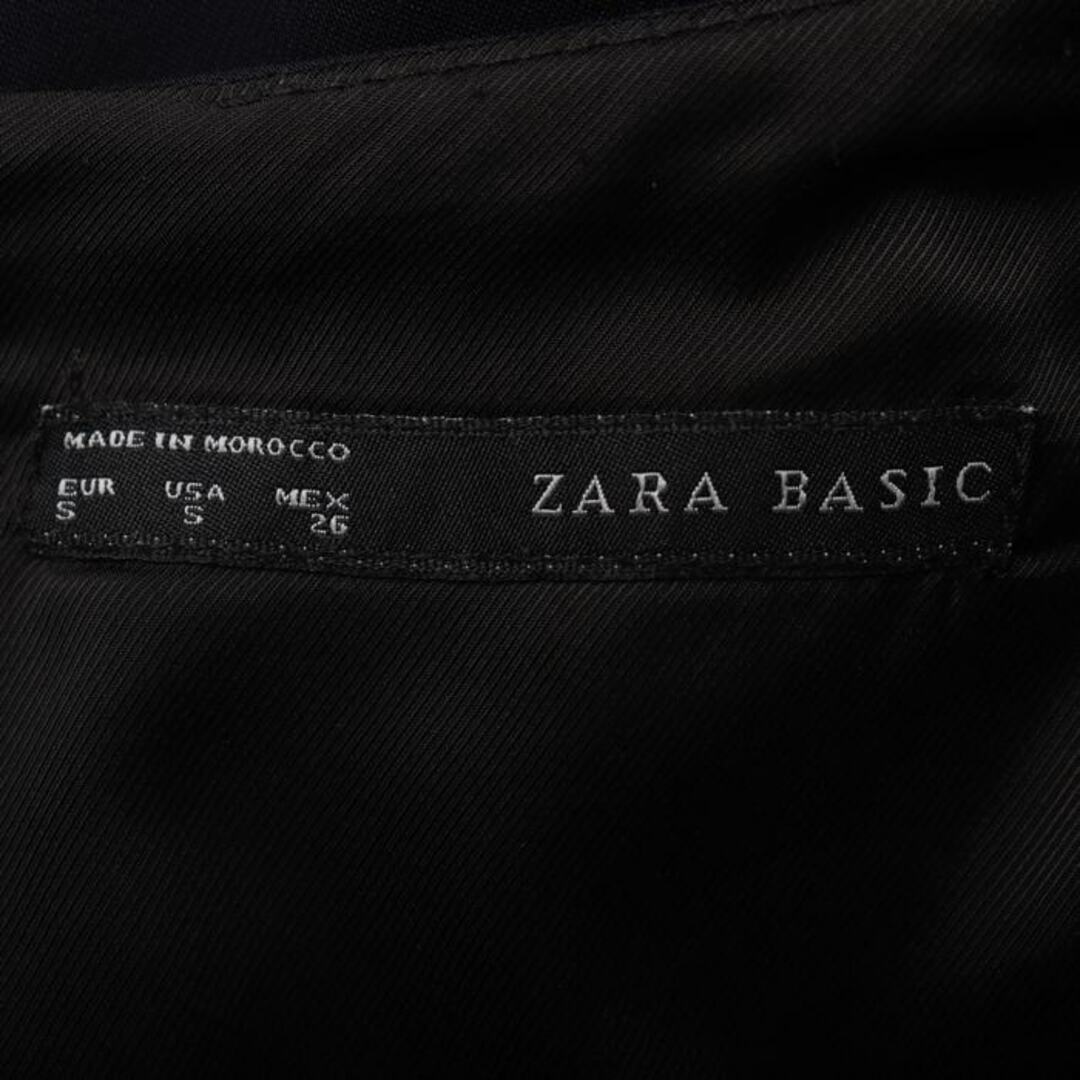 ザラベーシック ワンピース トップス 半袖 フレア レディース Sサイズ ネイビー ZARA BASIC レディースのワンピース(その他)の商品写真