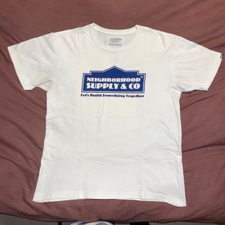 ネイバーフッド neighborhood プリント Tシャツ M ホワイト