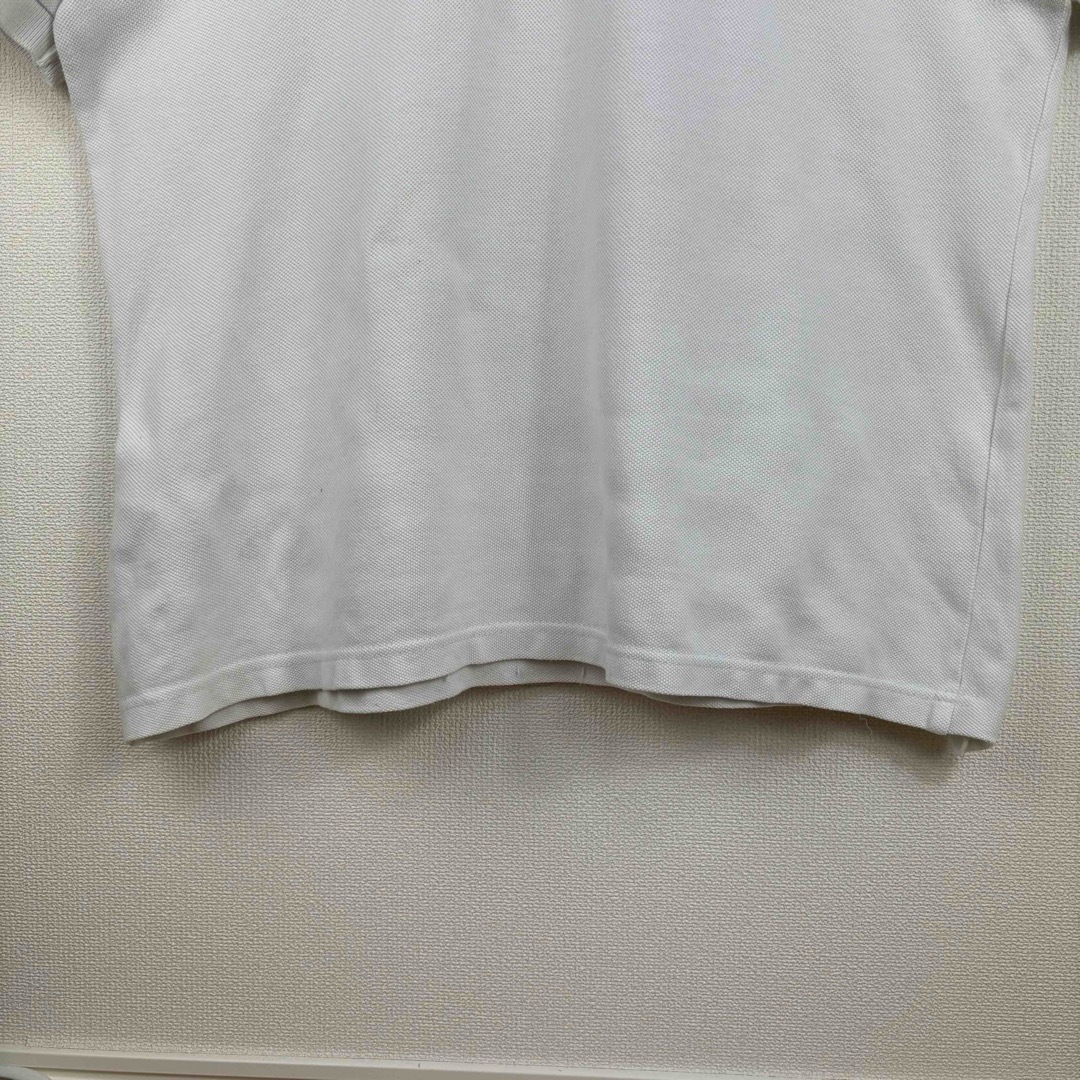 FRED PERRY(フレッドペリー)のフレッドペリー　ポロシャツ　半袖　イングランド製　M3 白紺　40 L 古着 メンズのトップス(ポロシャツ)の商品写真