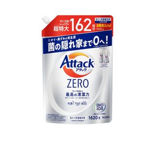 カオウ(花王)の花王 アタックZERO つめかえ用 超特大 1620g 洗濯洗剤(洗剤/柔軟剤)