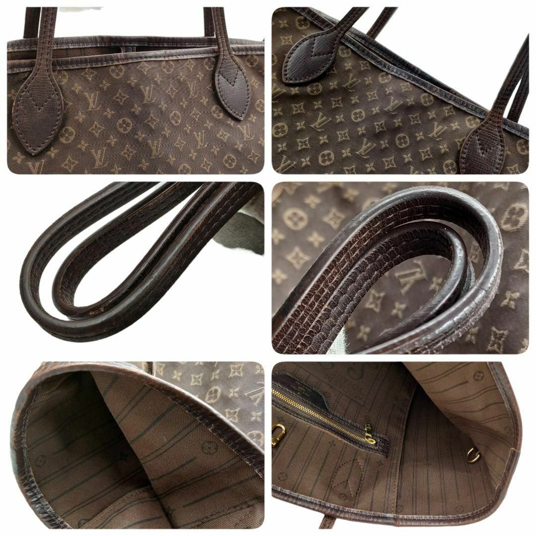 LOUIS VUITTON(ルイヴィトン)のルイヴィトン A4可 ミニラン ネヴァーフルMM トートバッグ キャンバス 革 レディースのバッグ(トートバッグ)の商品写真