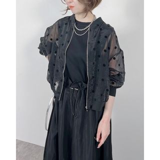 ザラ(ZARA)のcarino インスタグラマー　シアードットブルゾン　ZARAすきに(ノーカラージャケット)