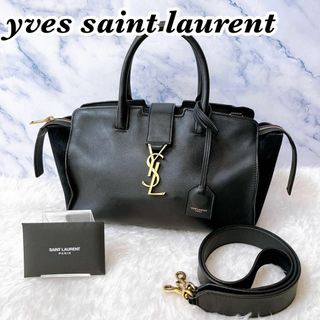 Yves Saint Laurent - 良品　イヴサンローラン カバス 2way ショルダーバッグ レザー ブラック