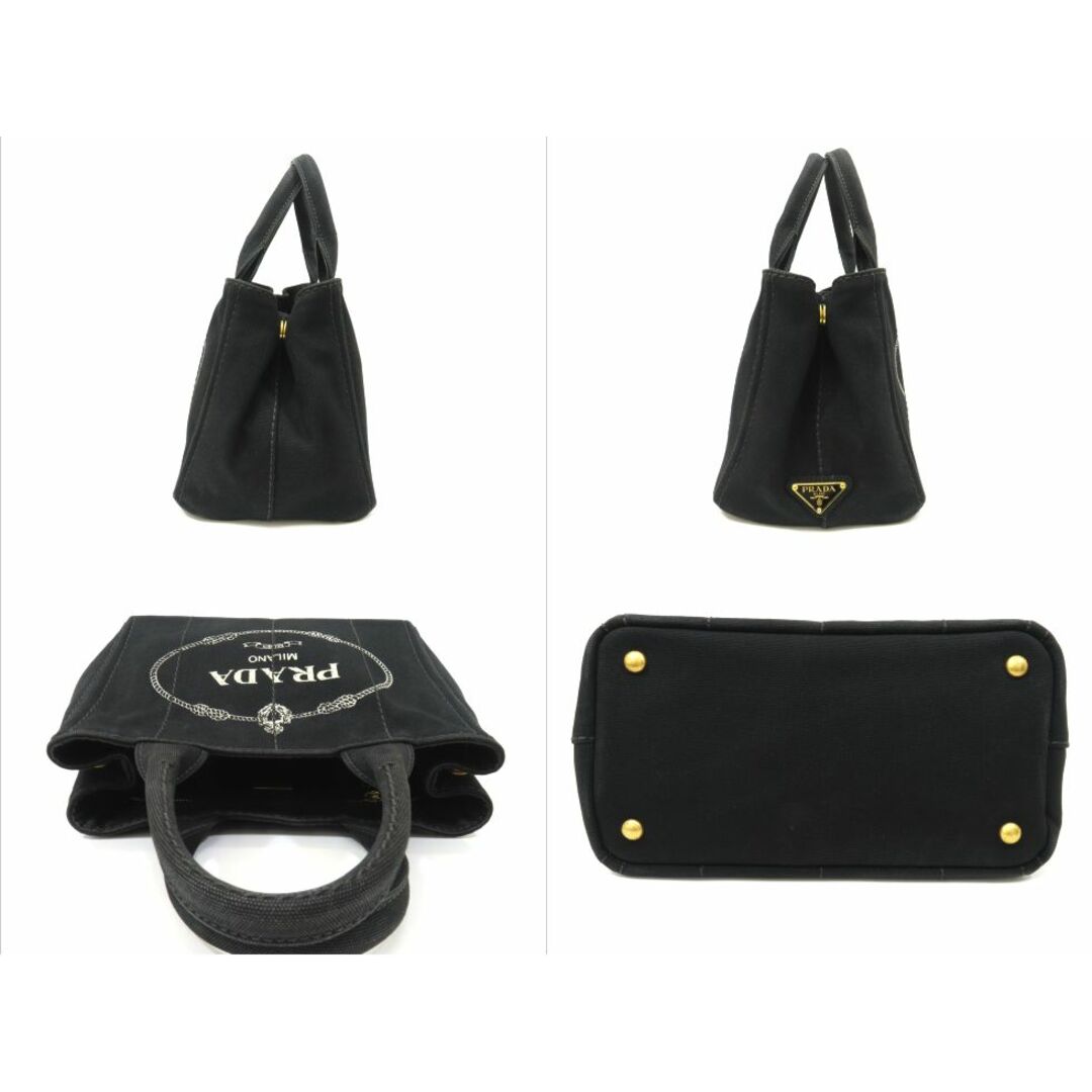 PRADA(プラダ)のプラダ 1BG439 キャンバス ネロ カナパトート 2WAYバッグ【池袋店】【中古】 レディースのバッグ(その他)の商品写真