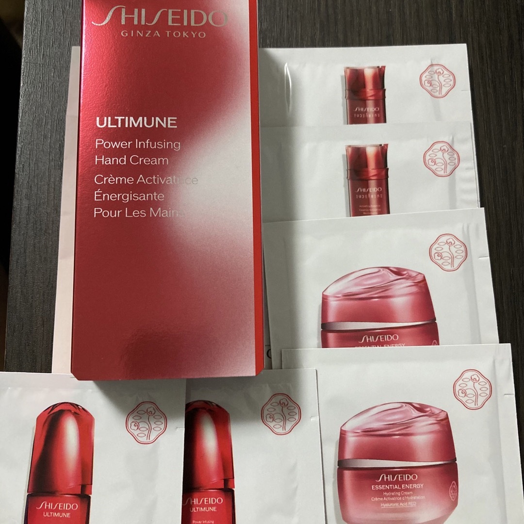 SHISEIDO (資生堂)(シセイドウ)の資生堂サンプルセット(化粧液 美容液 クリーム ハンドクリーム) コスメ/美容のキット/セット(サンプル/トライアルキット)の商品写真